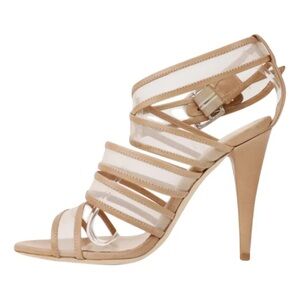 LOEFFLER RANDALL Strappy Leather Stiletto Heel